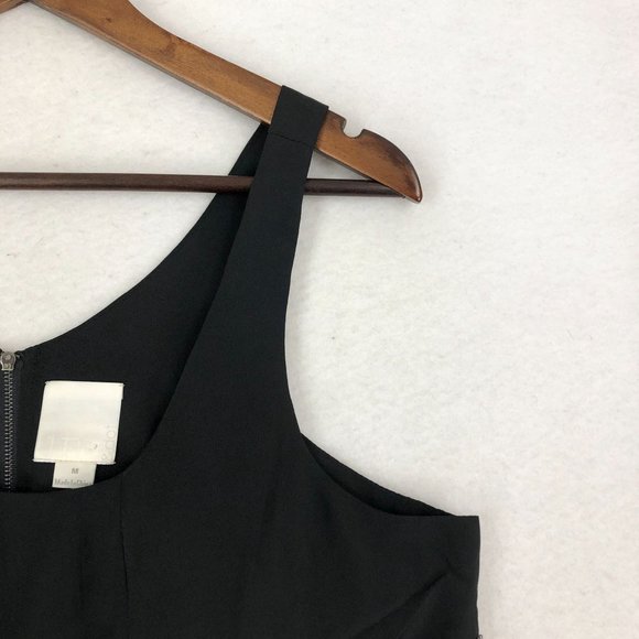 Line & Dot Revolve Women's Medium Black Chain Detail Sleeveless Crepe Blouse - Picture 3 of 10